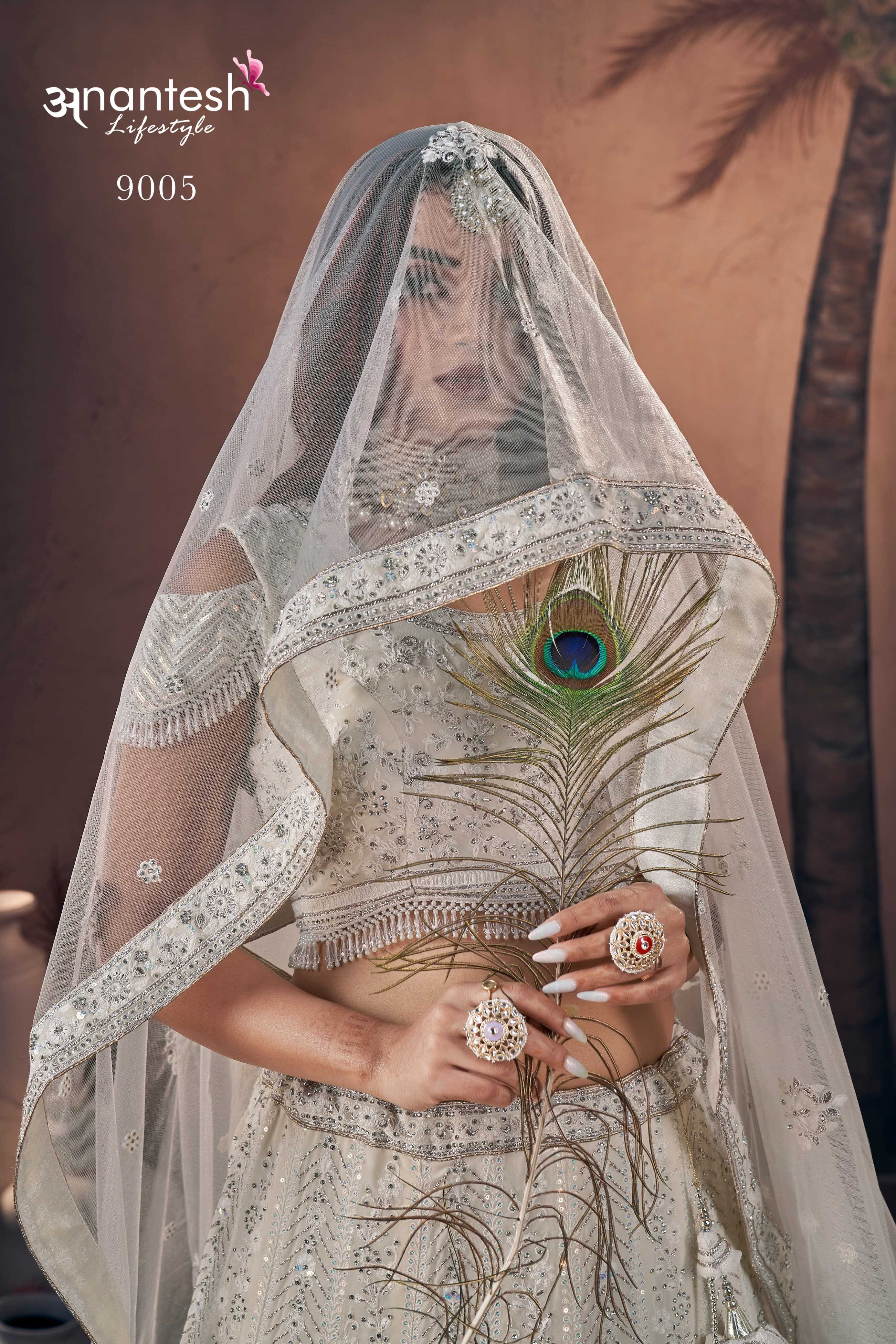 anantesh bridal couture 2024 series 9001-9005 readymade handwork lehenga collection