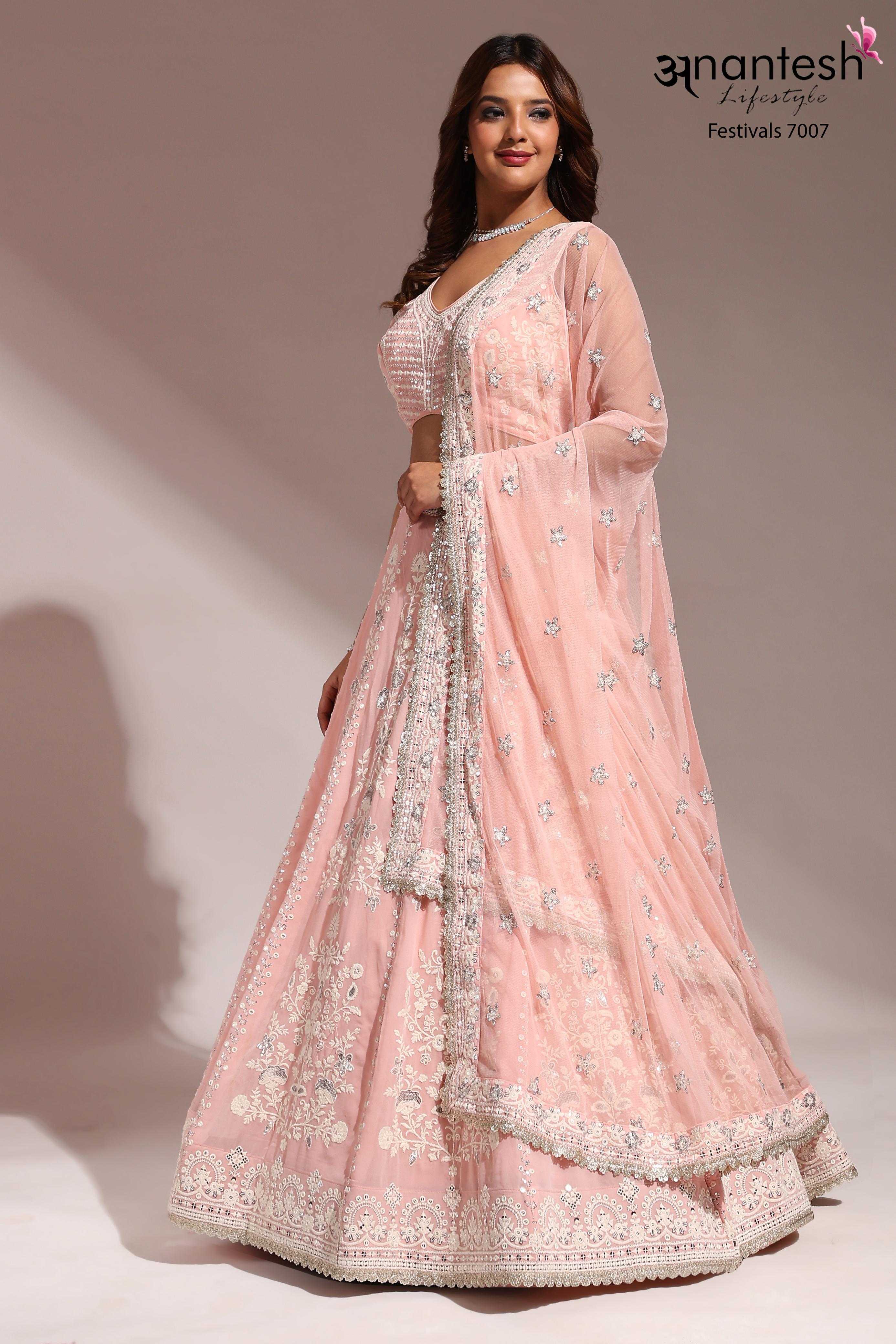 anantesh festivals 7007 readymade bridal wear designer single lehenga choli 