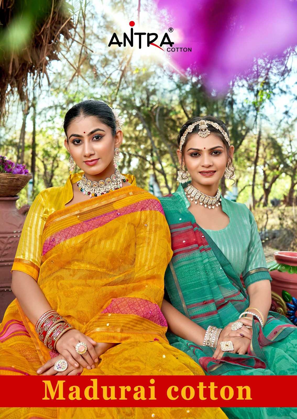 antra madurai cotton vol 1 amazing sarees collection 