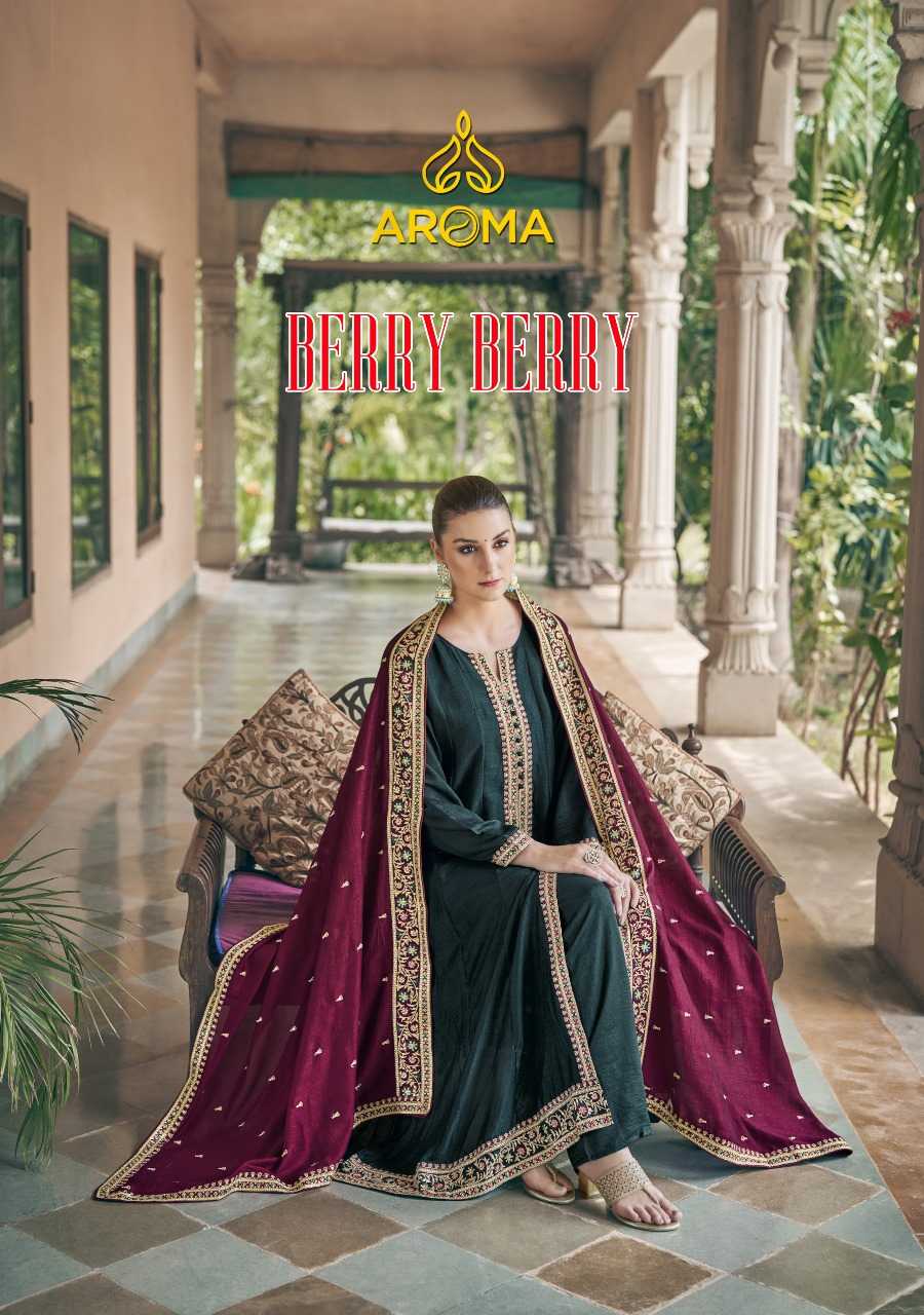 aroma berry berry designer readymade plazo style salwar kameez