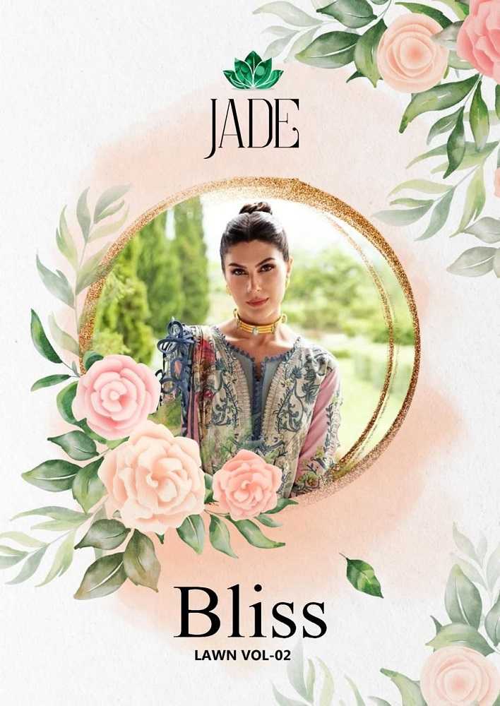 bliss lawn vol 2 by jade concept store pakistani beautiful salwar suit collection