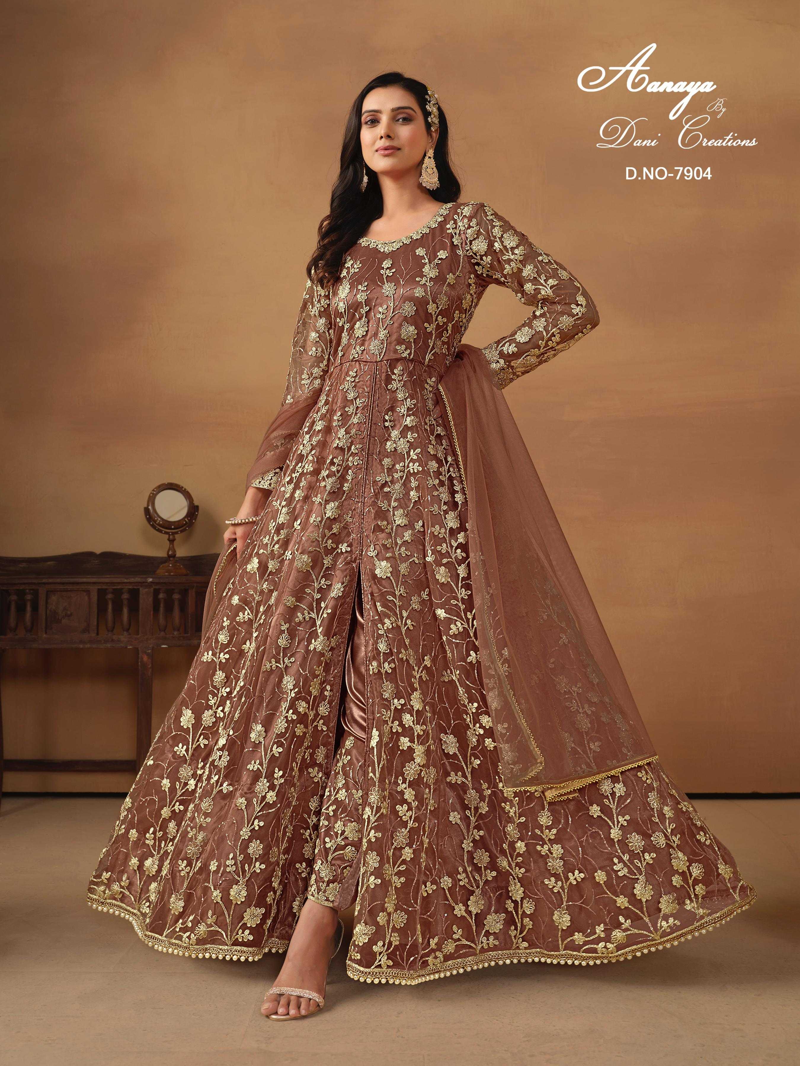 dani creation aanaya vol 179 bridal wear long unstitch long salwar kameez