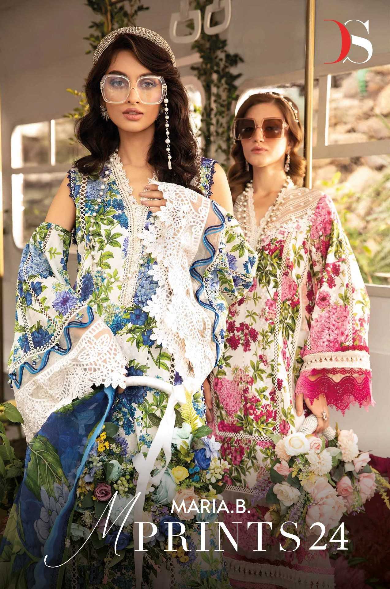 deepsy suits maria b m prints 24 brand new collection pakistani unstitch suit