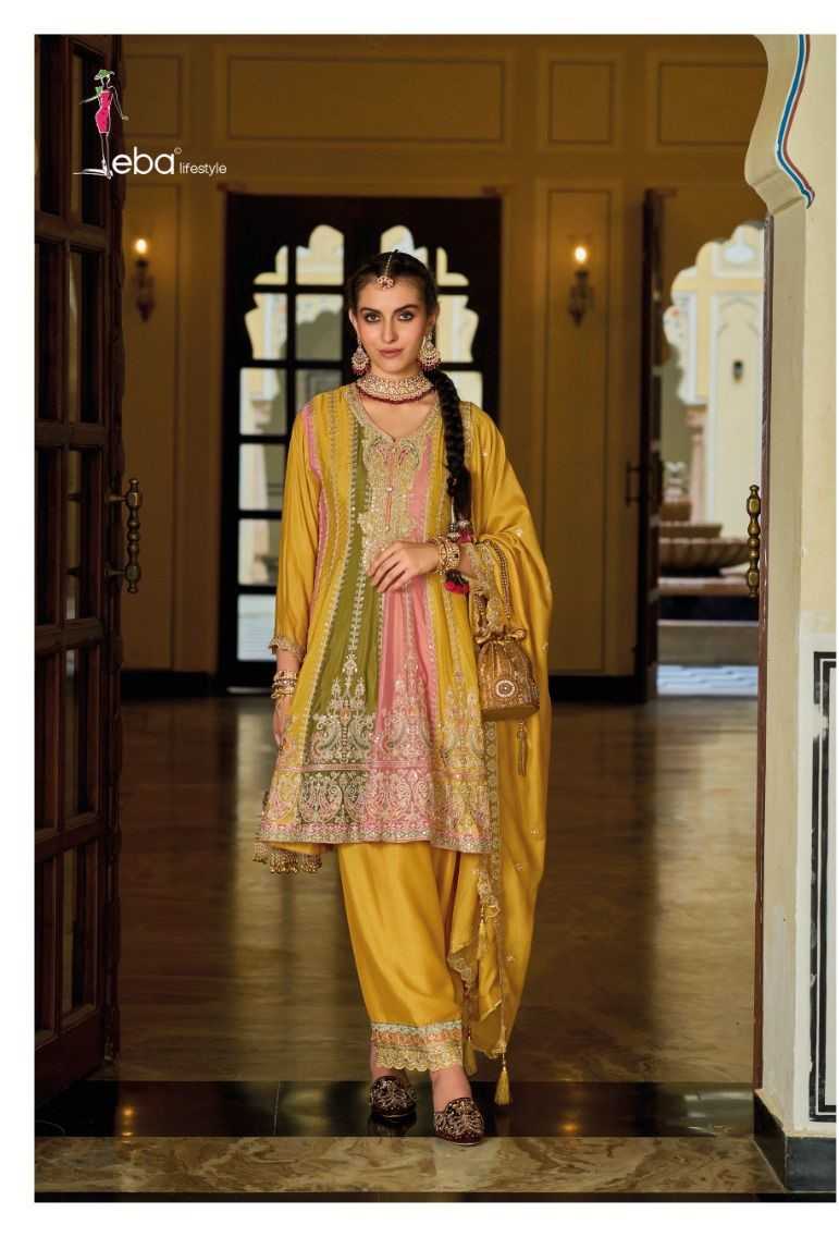 eba lifestyle barbie vol 3 designer embroidery work fullstitch salwar kameez festive wear 