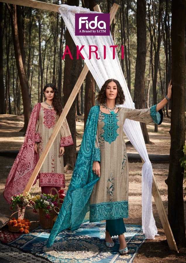 fida akriti cotton digital print amazing dress material