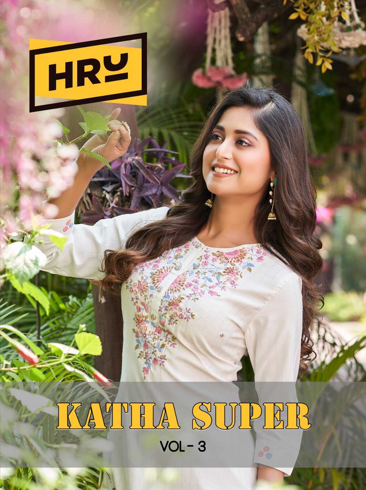 hru katha super vol 3 fullstitch cultural wear straight kurti
