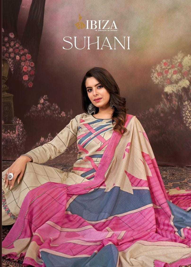 ibiza suhani jaam cotton digital print salwar suit material