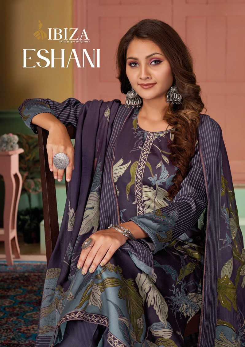 ibiza suit eshani beautiful jaam cotton unstitch salwar kameez