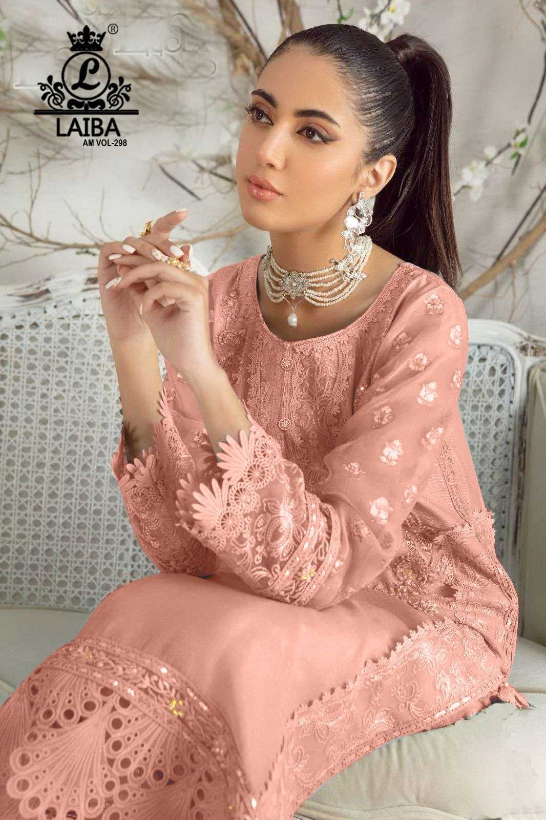 laiba 298 festive wear new catalog readymade pakistani salwar kameez