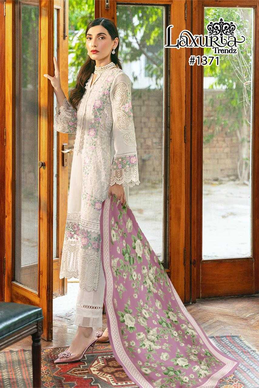 laxuria 1371 festive wear readymade pakistani kurti pant dupatta