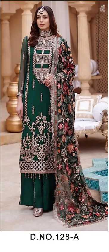 libaas georgette beautiful collection semi stitch pakistani salwar kameez