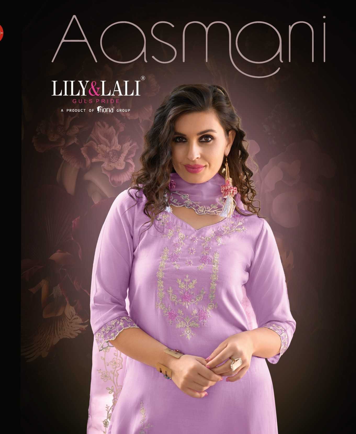 lily and lali aasmani fullstitch designer festive wear salwar kameez