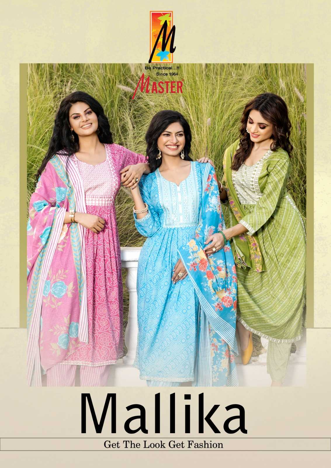 master mallika readymade beautiful top bottom dupatta