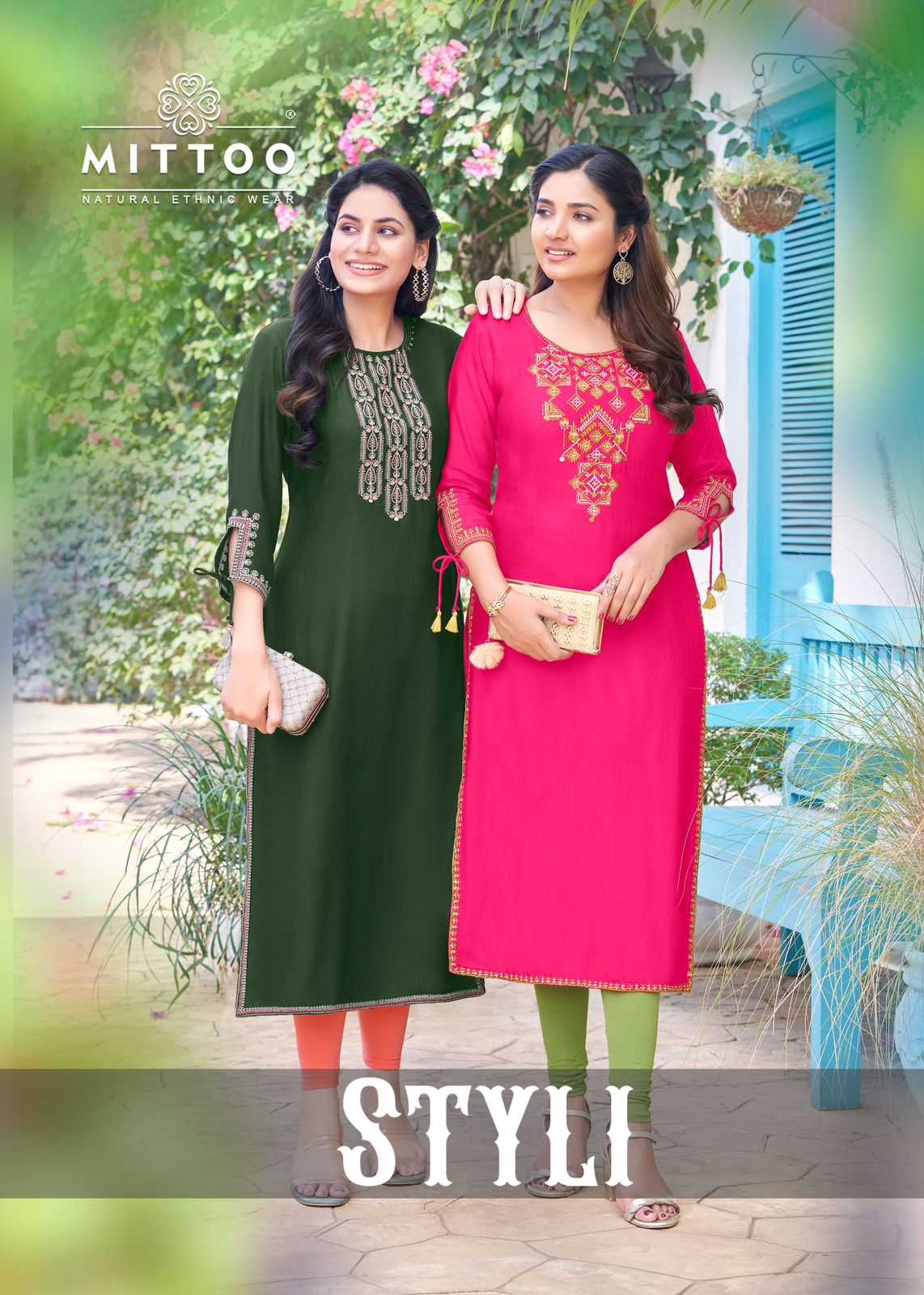 mittoo styli stitched simple ladies straight kurti catalog