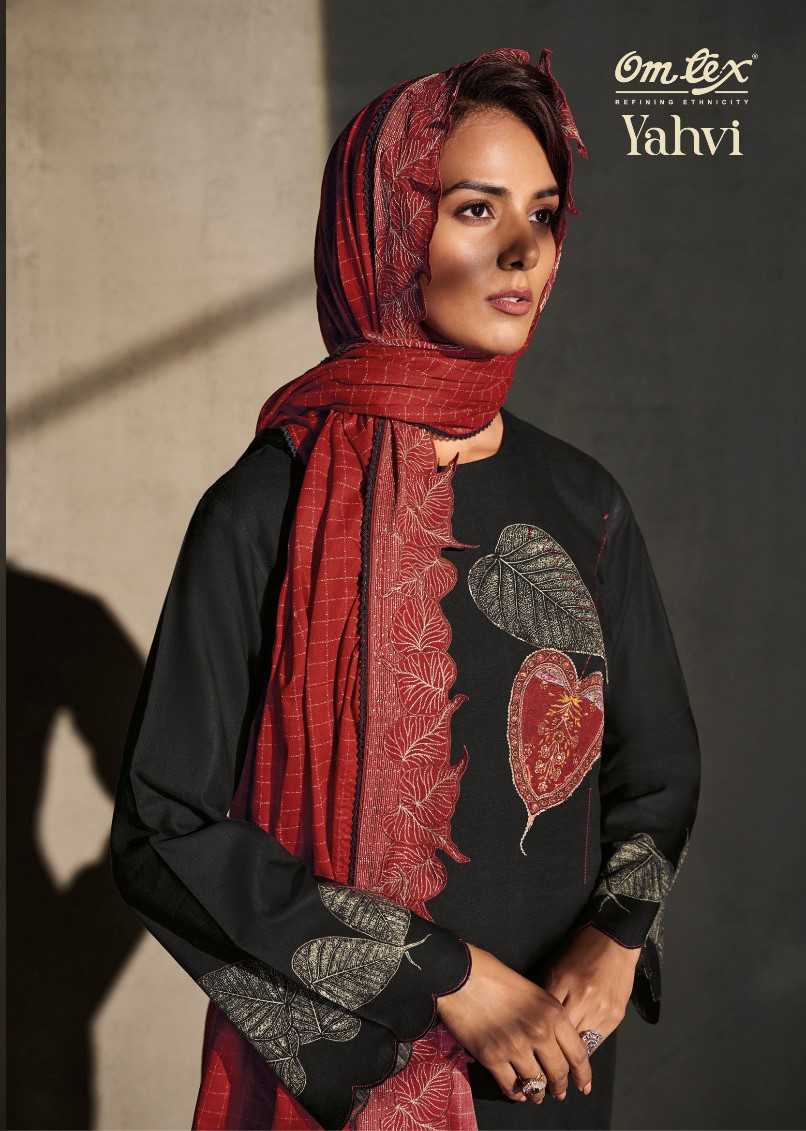 omtex yahvi elegant work with digital print unstitch suit
