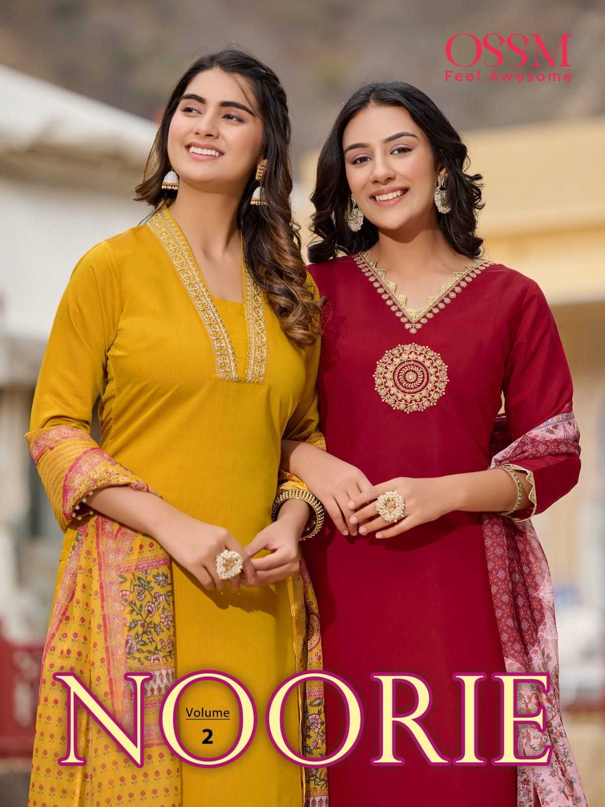 ossm noorie vol 2 festive collection readymade beautiful top bottom dupatta