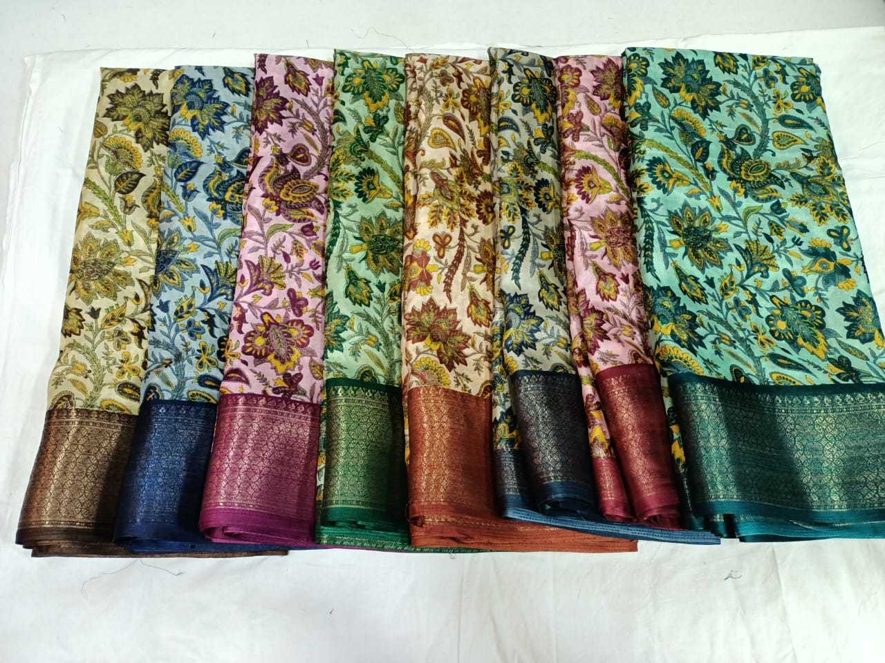 pr 1036 pr soft silk with blouse fancy sarees supplier