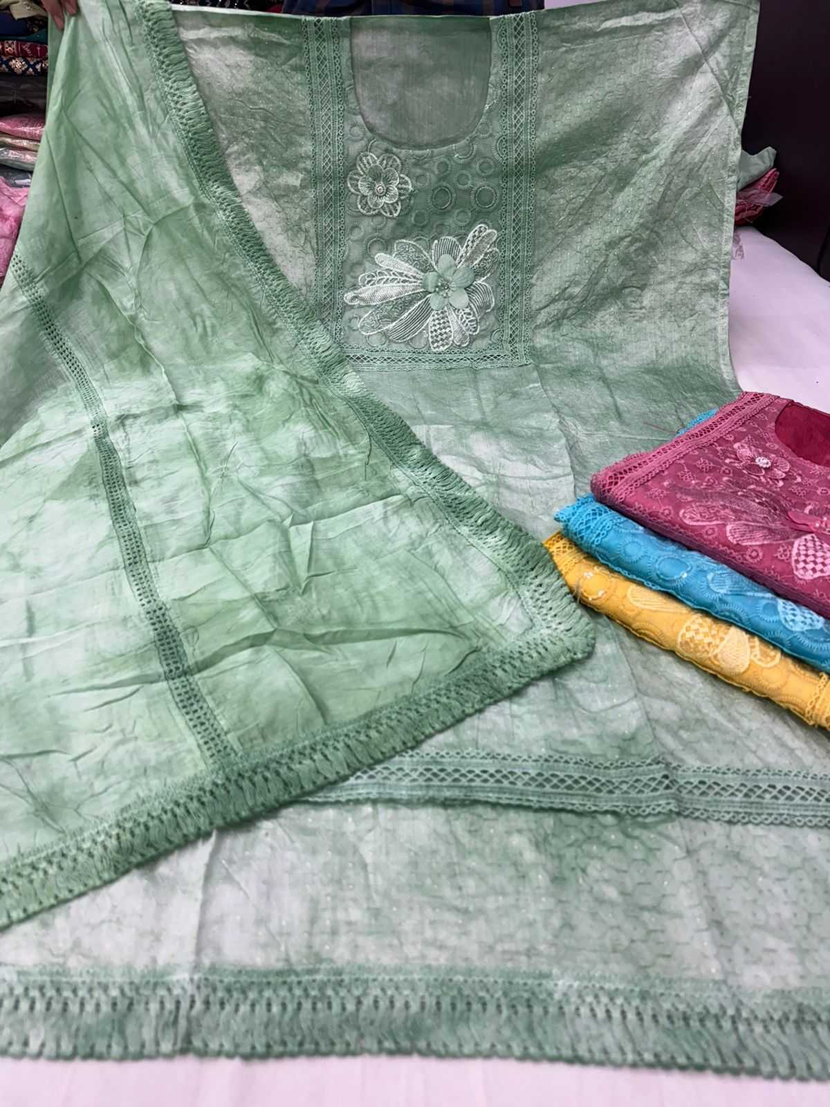 pr 1134 fancy pure cotton suits material collection