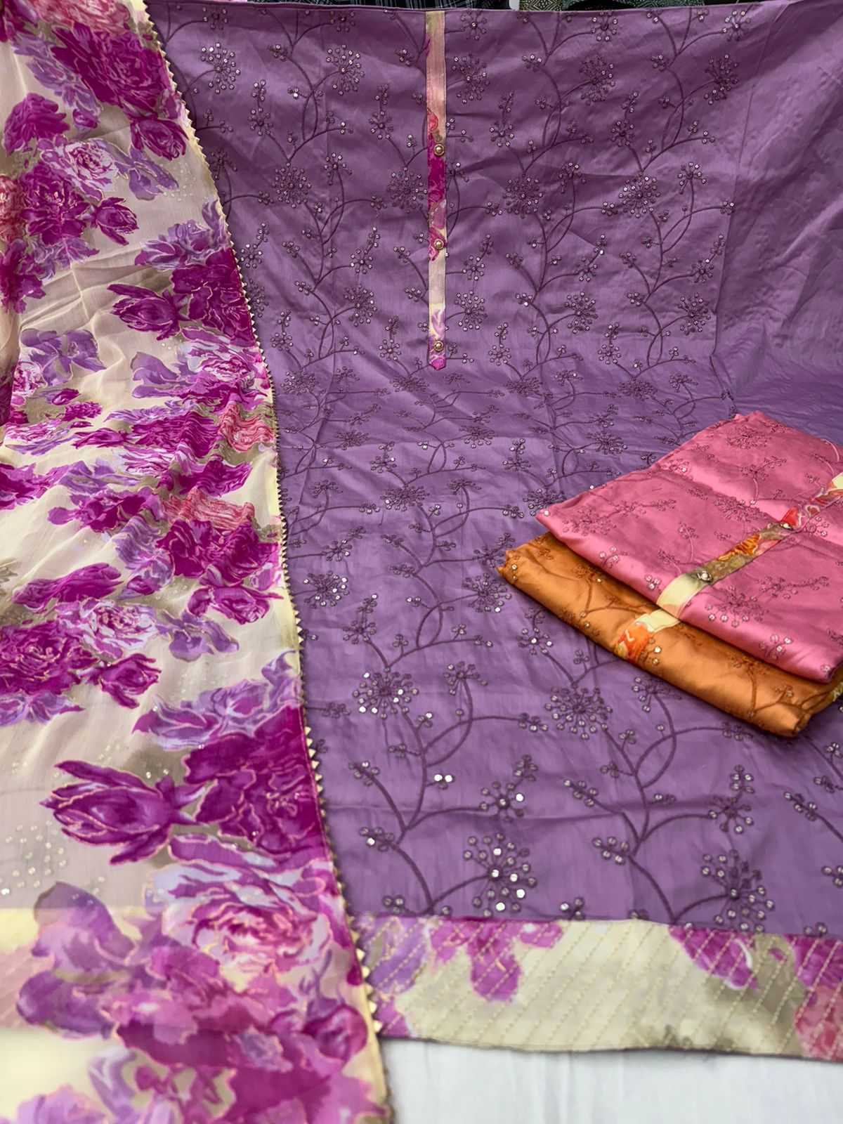pr aayushi beautiful jaam cotton dress material collection