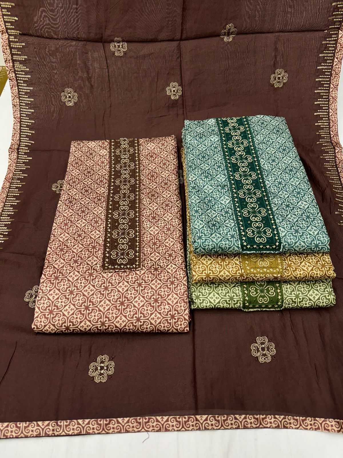 pr anisha summer collection unstitch dress material