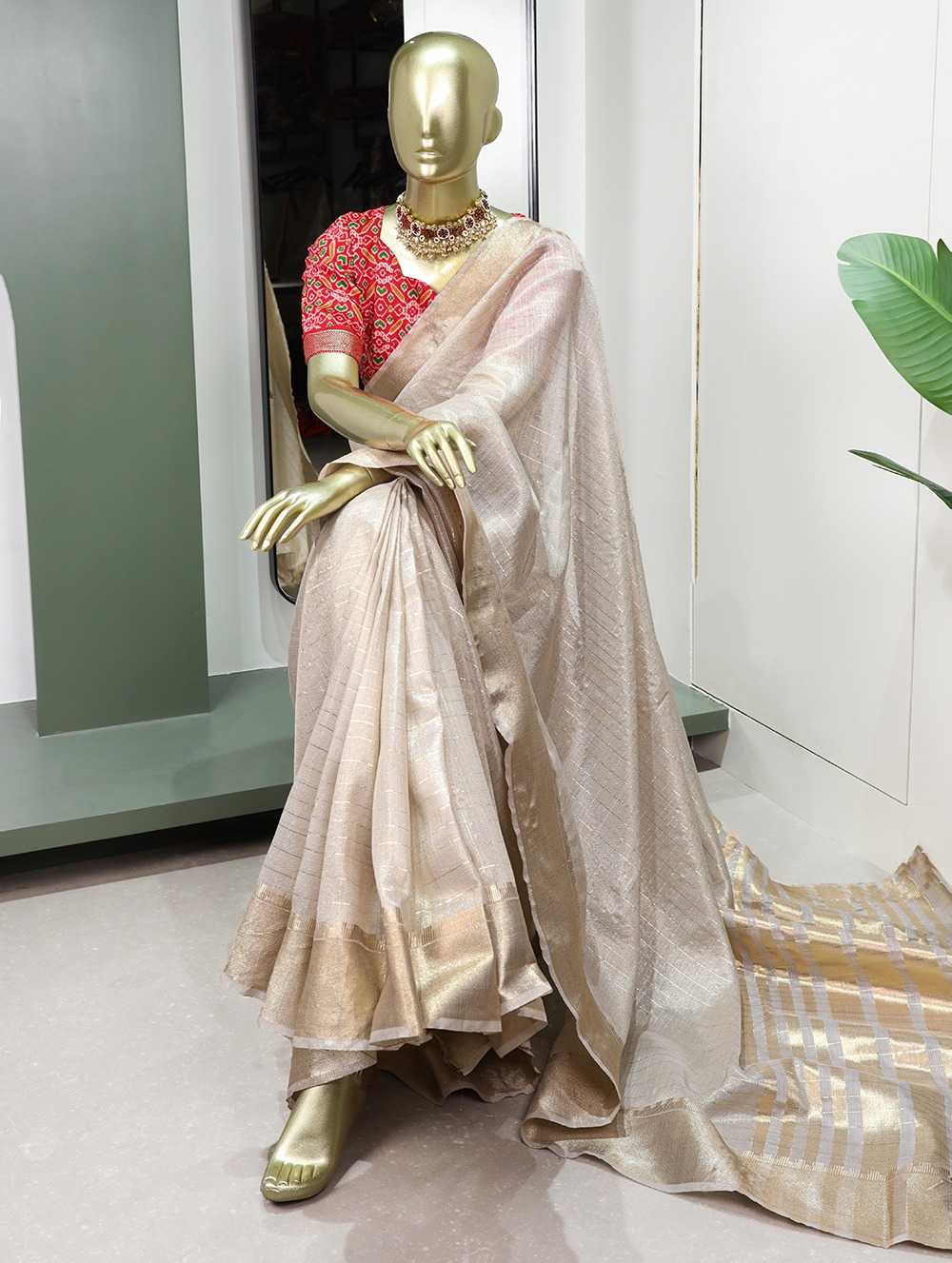 pr ynf7112 classy look khadi organza sarees
