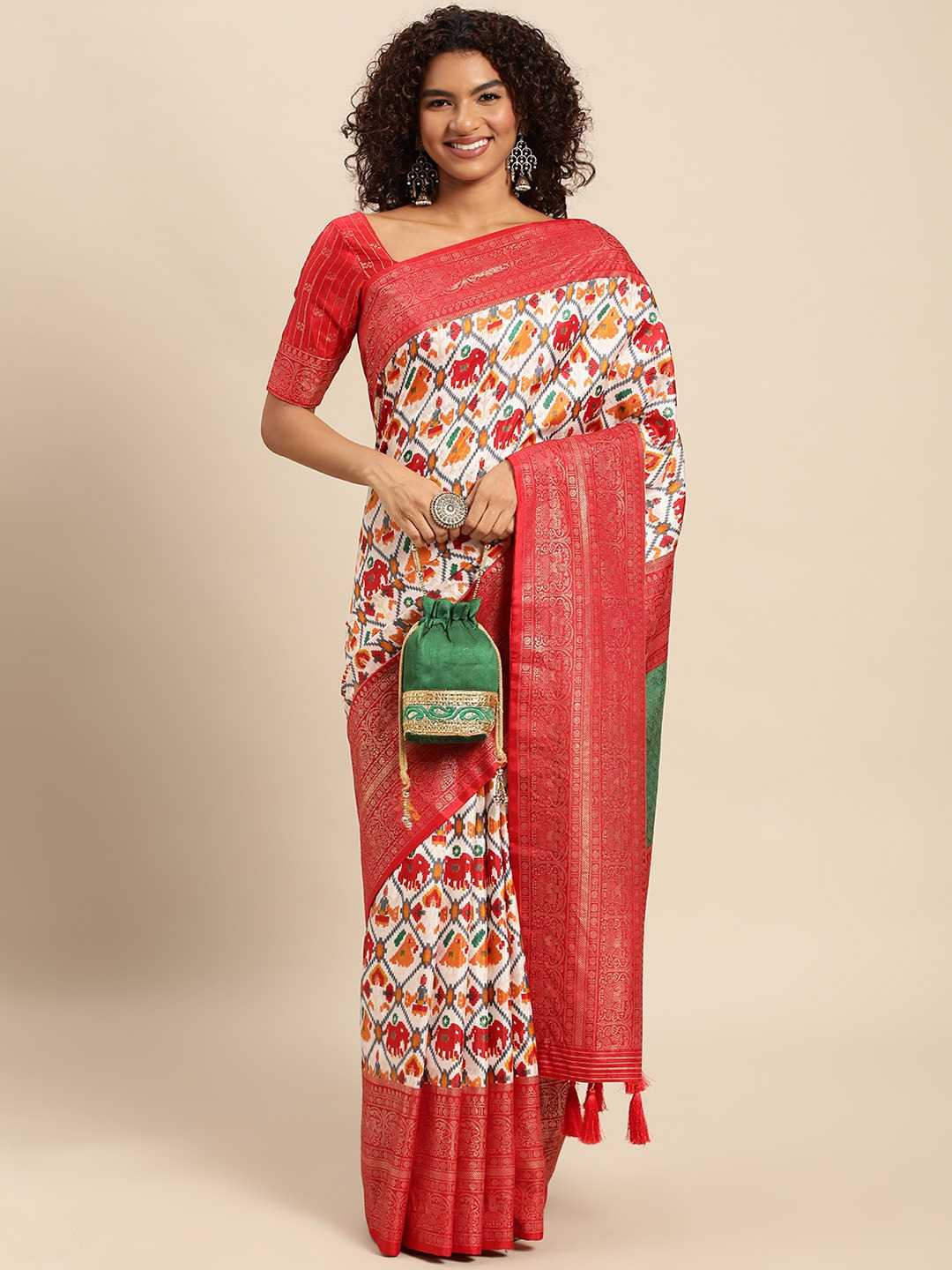 pr ynf7204 patola print event wear traditional dola silk sarees