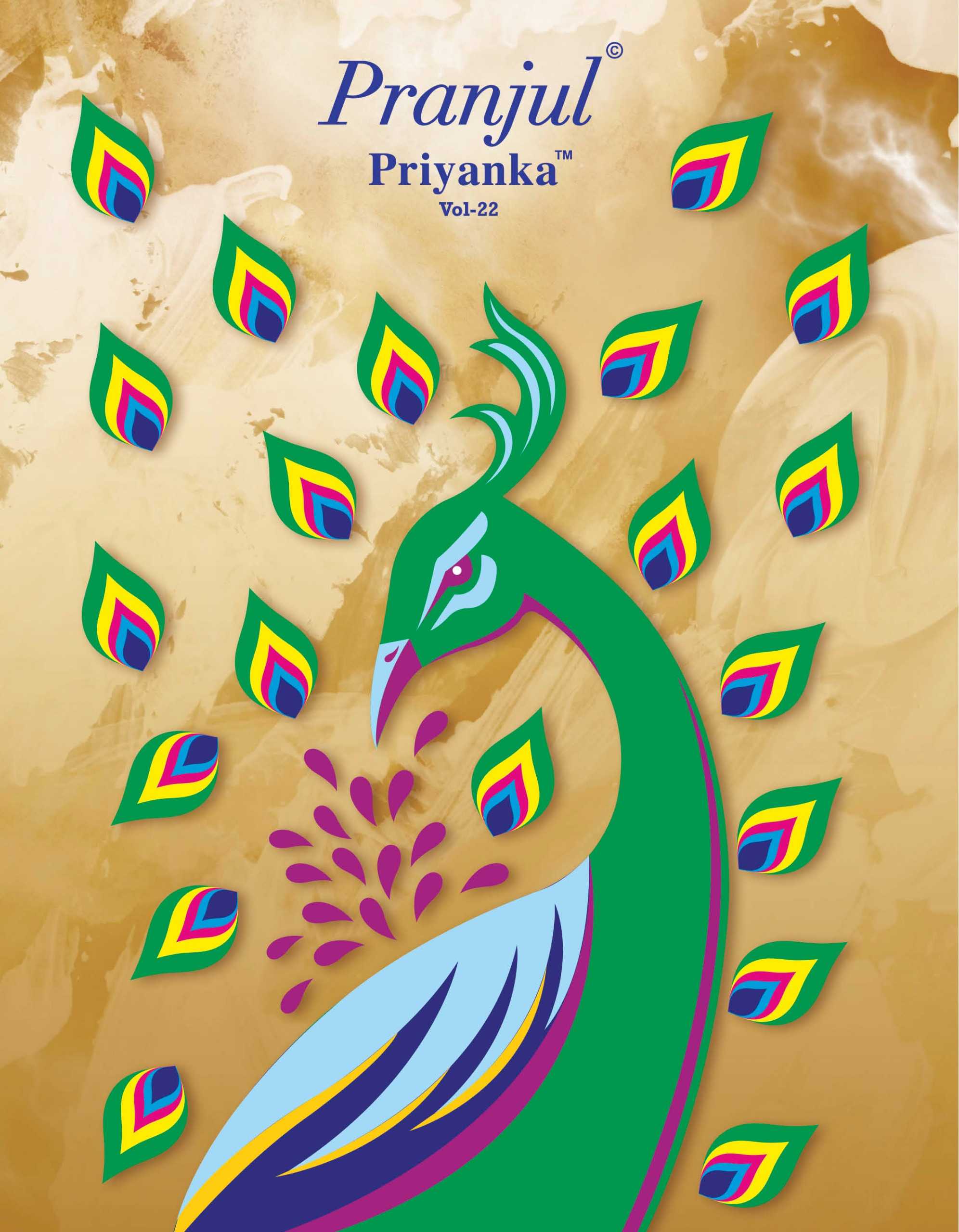 pranjul priyanka vol 22 casual wear cotton readymade salwar kameez
