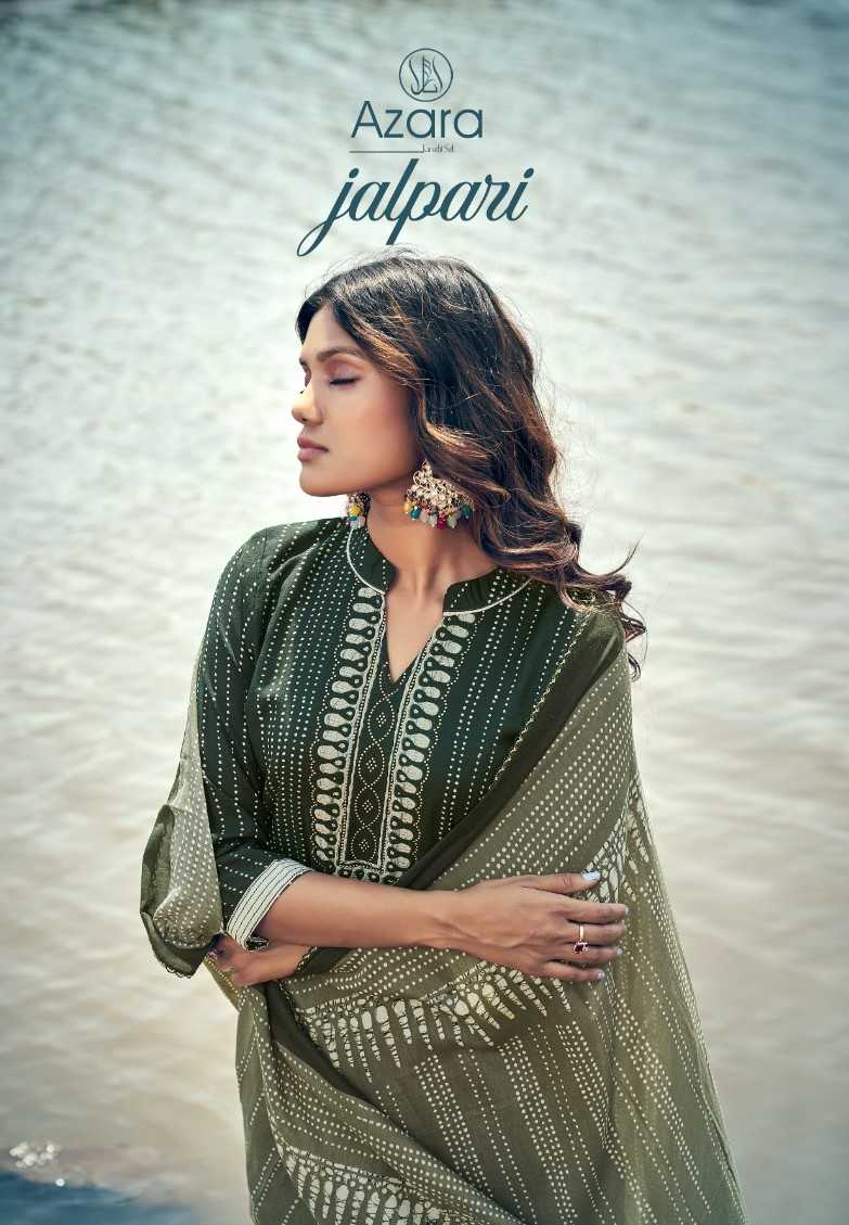 radhika creation azara jalpari fancy pakistani casual wear dress material