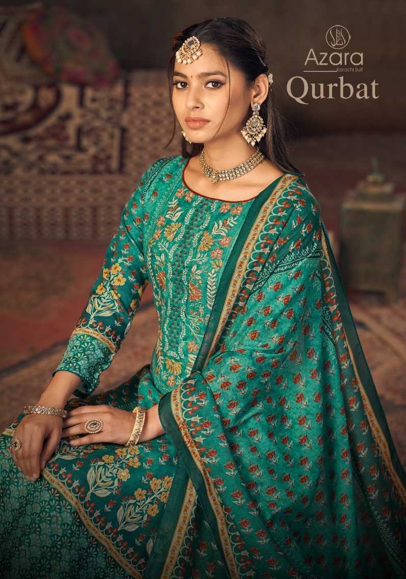 radhika creation azara qurbat pakistani aari work unstitch salwar kameez