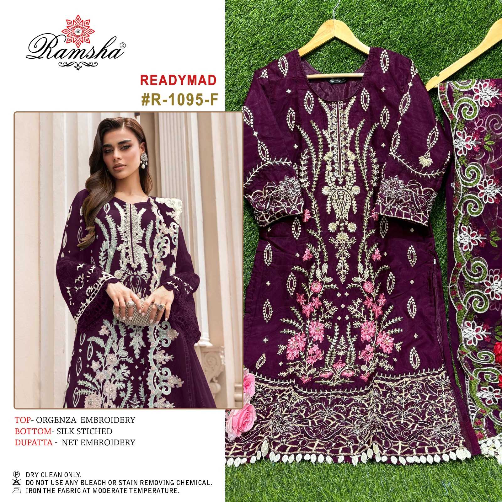 ramsha 1095 efgh fullstitch pakistani festive wear salwar kameez