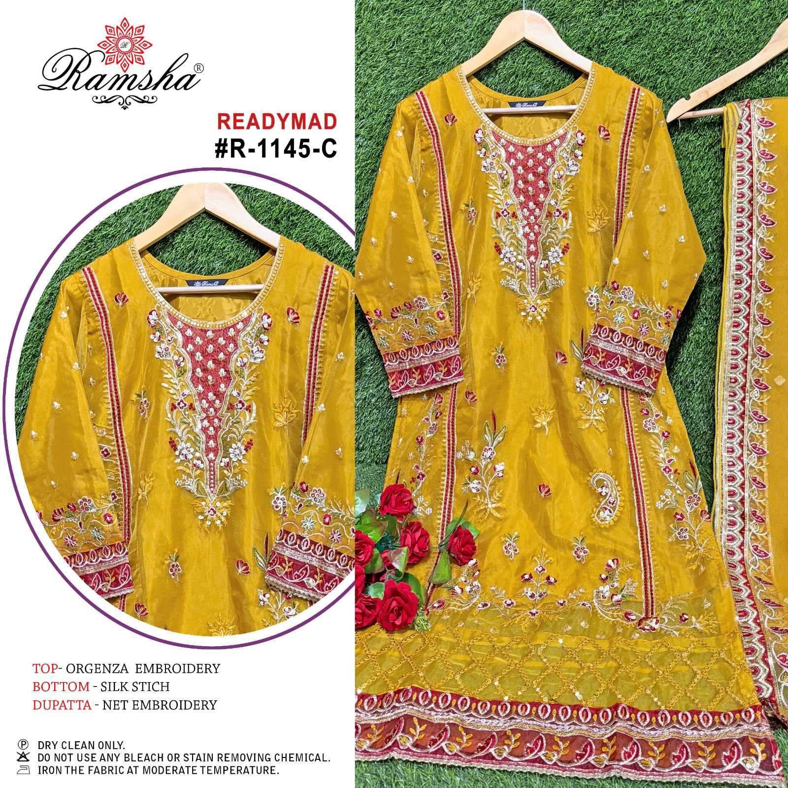 ramsha 1145 festive wear fullstitch pakistani salwar kameez 