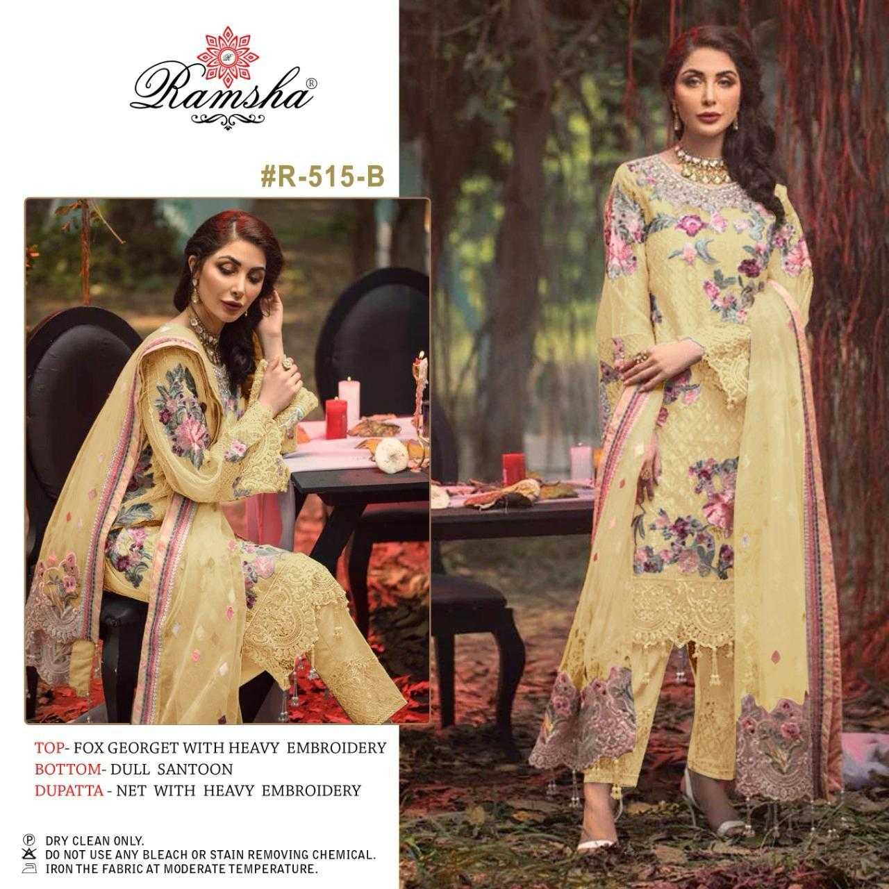 ramsha crimson 515 ab eid special pakistani dress material