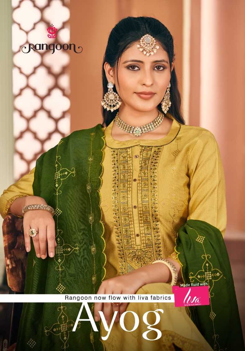 rangoon ayog readymade sequence work beautiful salwar kameez