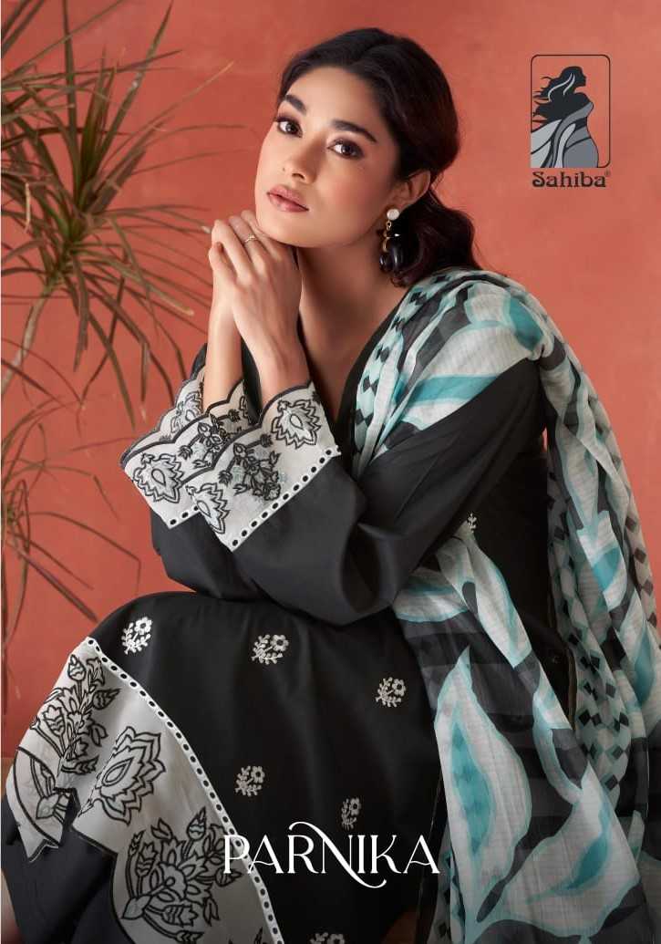 sahiba parnika classy look digital print dress material