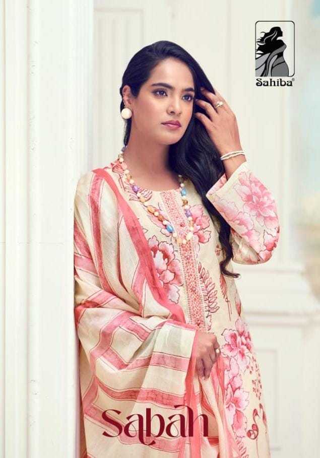 sahiba sabah amazing cotton lawn digital print dress material