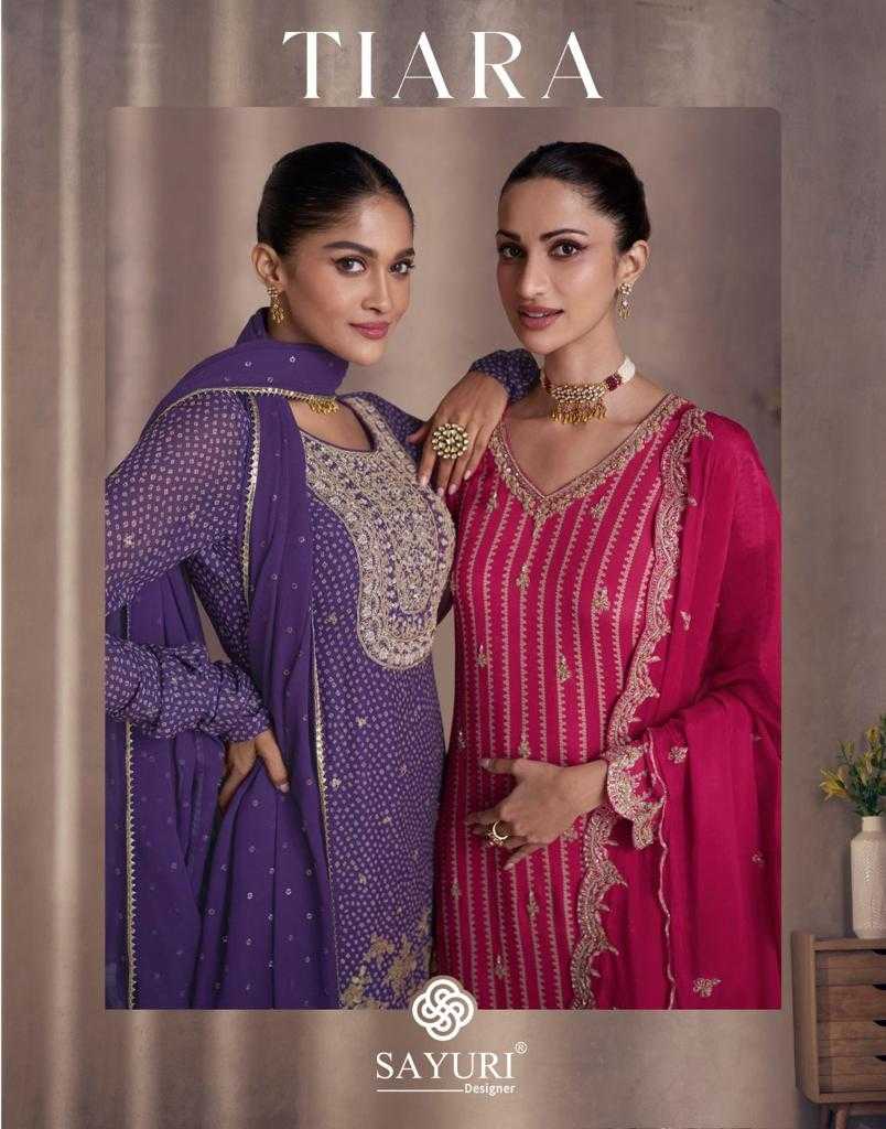 sayuri designer tiara exclusive designer readymade sharara style salwar kameez