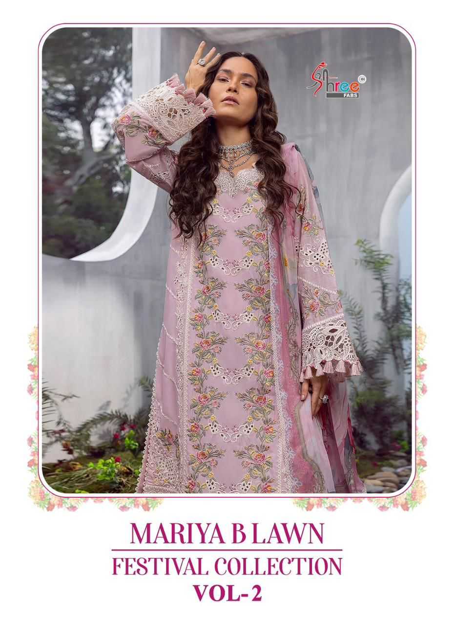 shree fab mariya b lawn festival collection vol 2 pakistani unstitch salwar kameez