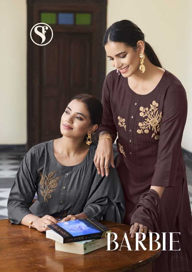 sweety fashion barbie fullstitch amazing top pant dupatta catalog