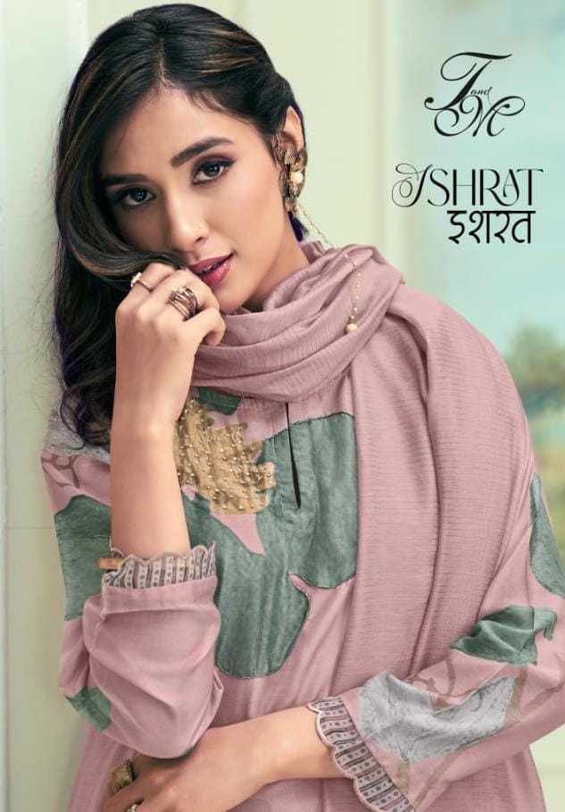 t&m designer ishrat fancy digital print with work unstitch salwar kameez 