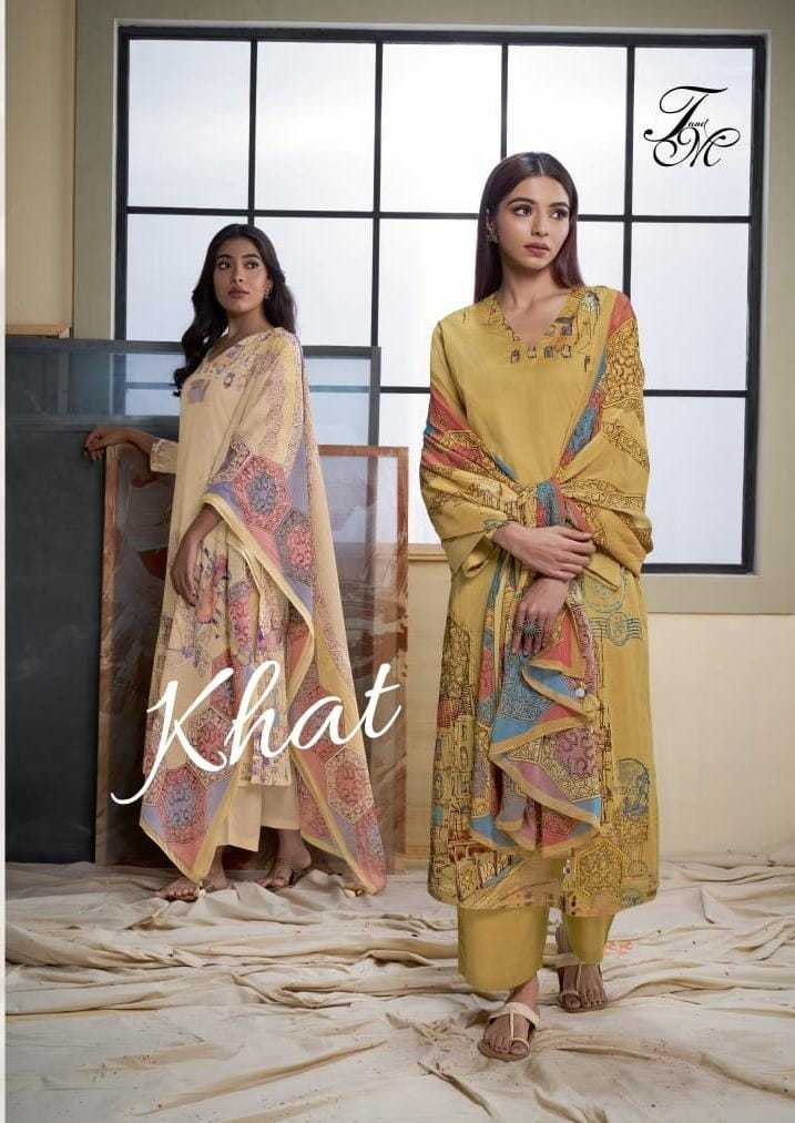 t&m designer khat fancy adorable digital print salwar kameez material