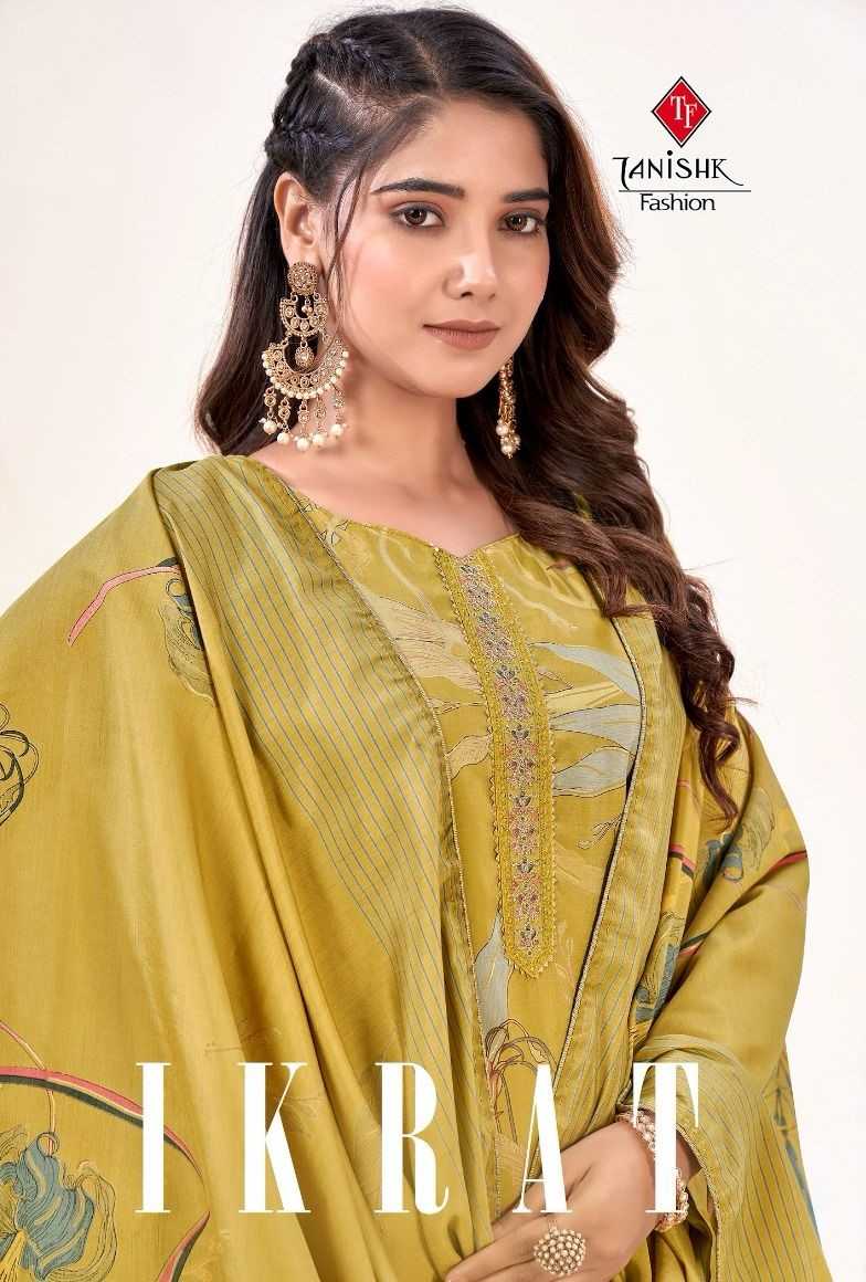 tanishk fashion ikrat party wear unstitch suit collection