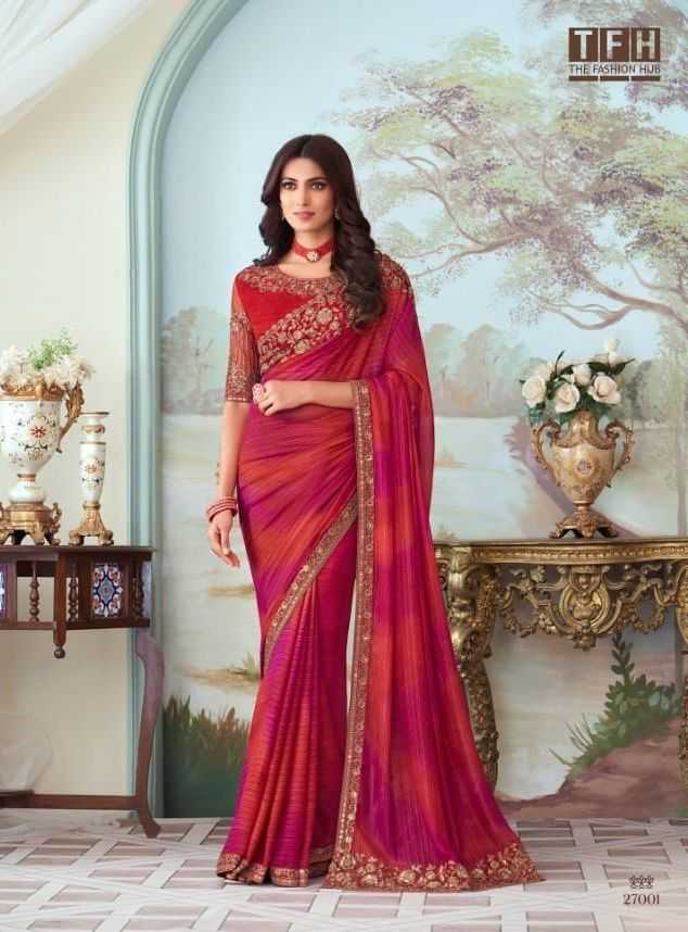 tfh silver screen vol 17 nx designer party wear sarees 
