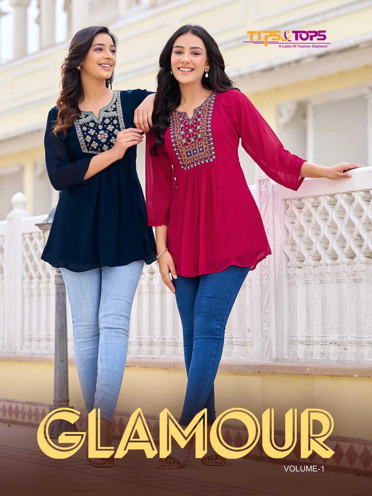 tips and tops glamour readymade western wear comfy girls tunic