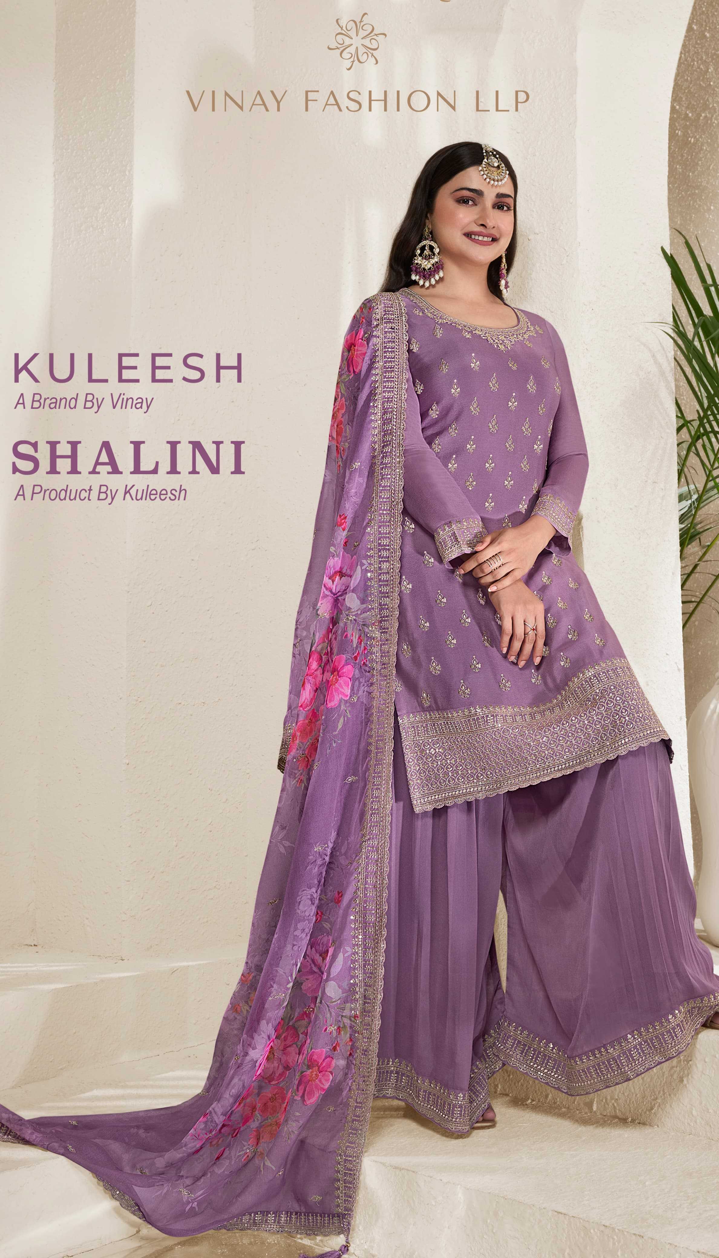 vinay fashion kuleesh shalini traditional wear embroidery work dress material