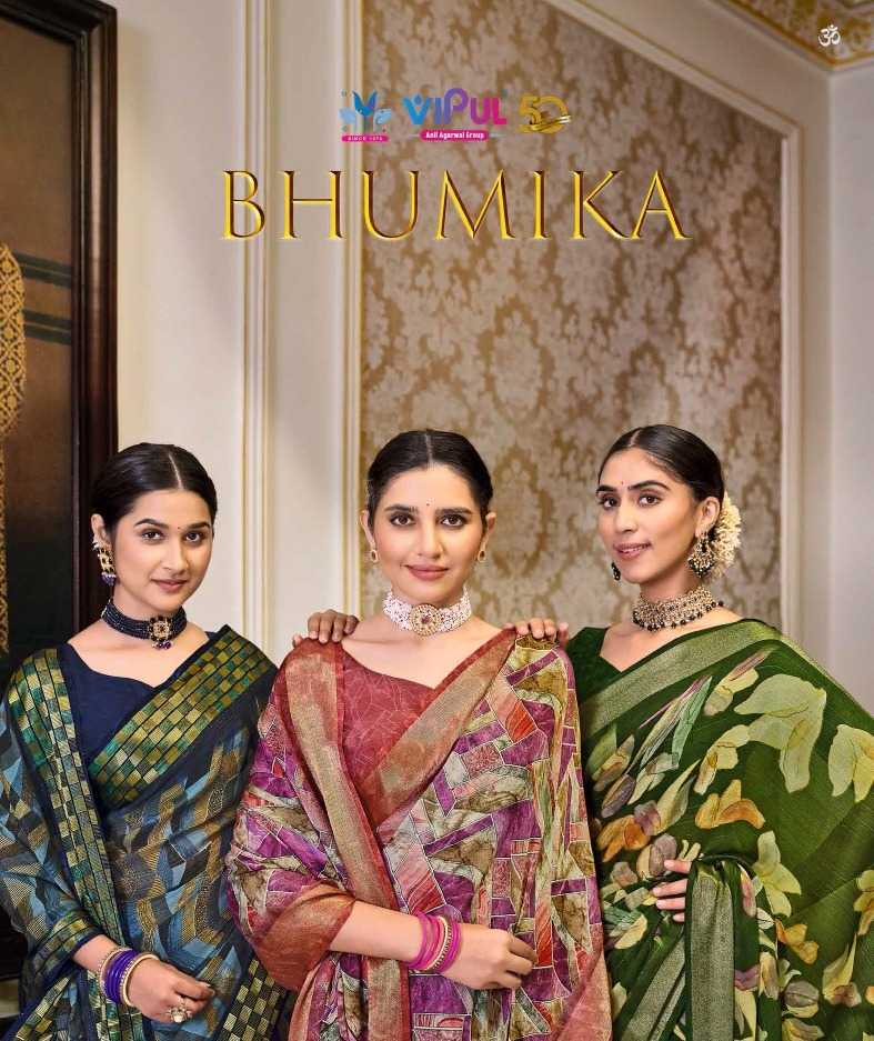 vipul fashion bhumika 76806-76817 adorable fancy chiffon sarees