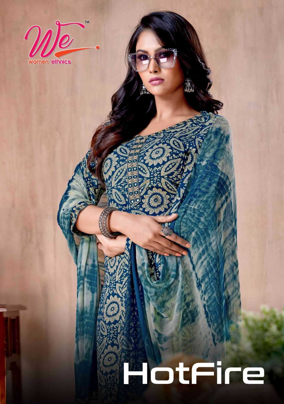 we women hotfire adorable print afghani bottom top dupatta