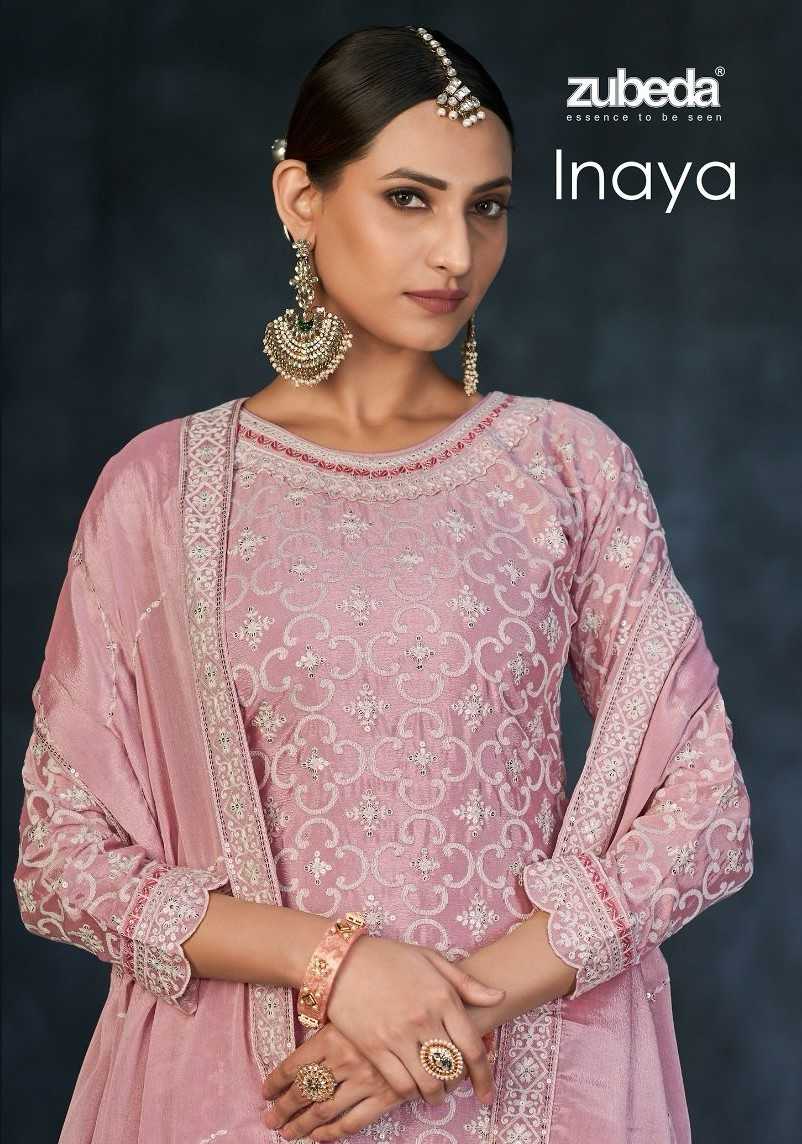 zubeda inaya wedding wear readymade kurti bottom dupatta 