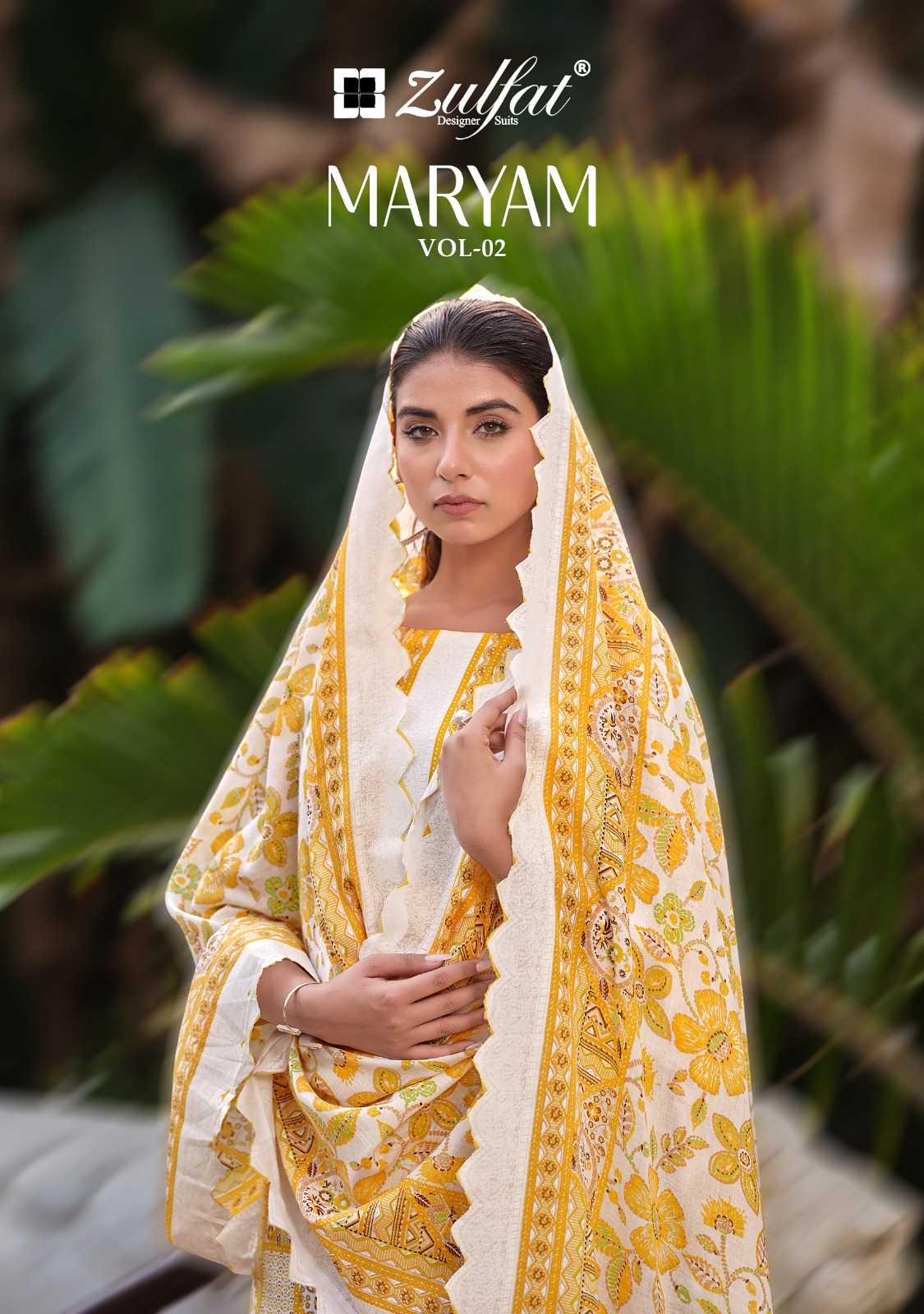 zulfat maryam vol 2 pakistani trendy cotton unstitch suit