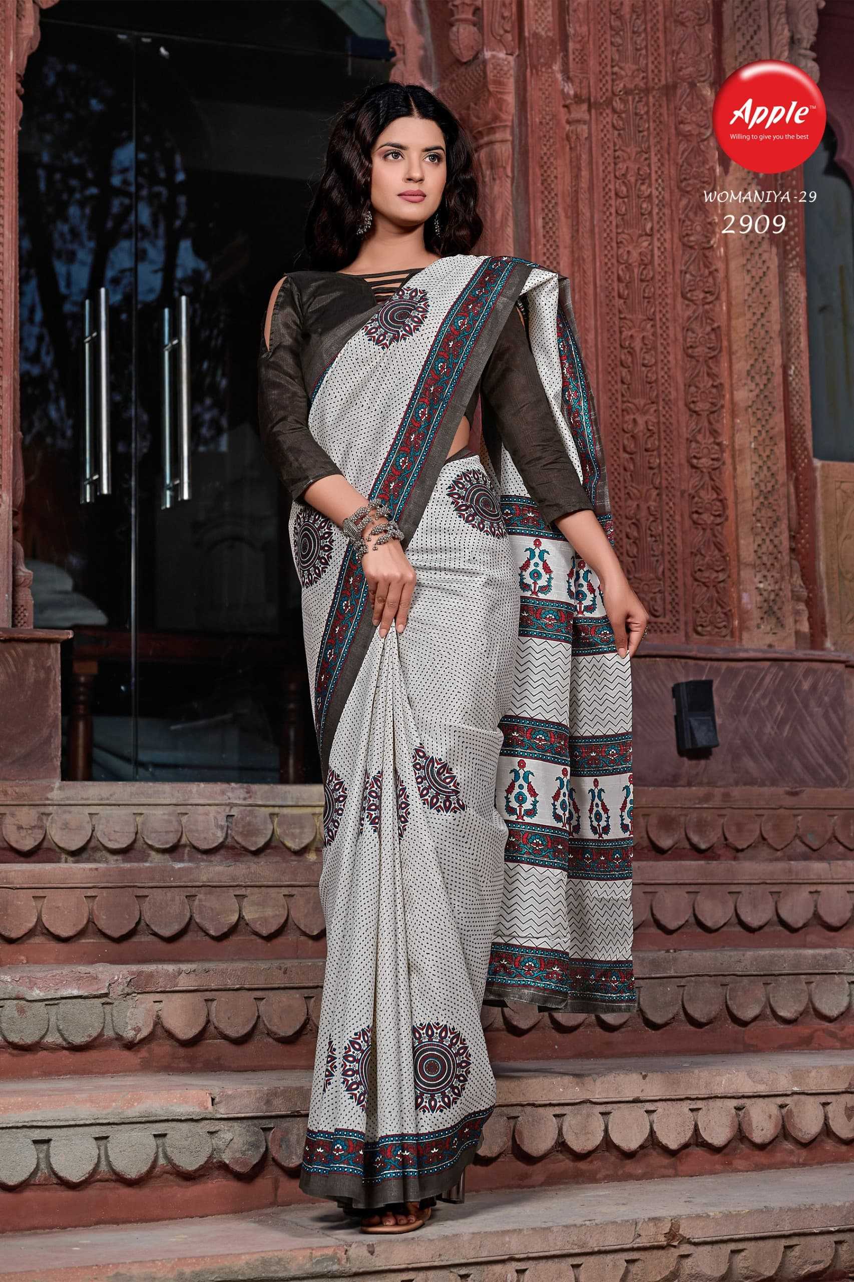 apple womaniya vol 29 latest collection comfy wear sarees 