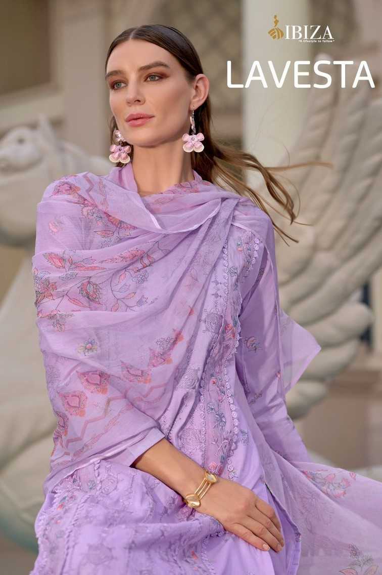 ibiza lifestyle lavesta pakistani patch embroidery work dress material